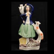 Shepherdess with Lamb