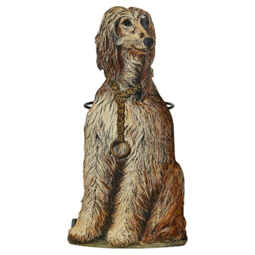 Victorian 19th Century English Cast Iron Dog Umbrella Stand – Entryway Accent