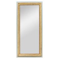 French Giltwood and Painted Rectangular Mirror, Circa 1920