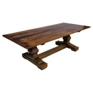 Large English Oak Dining Table, Extension with Leaves, Circa 1900