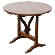 French 19th Century Round Tilt-Top Wine Tasting Table